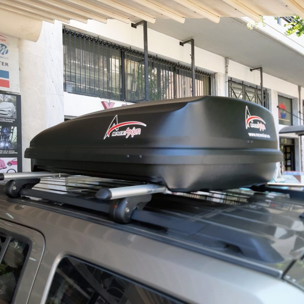 Εικόνα 9 από 9 — ΜΠΑΓΚΑΖΙΕΡΑ ΟΡΟΦΗΣ RACE AXION 320L (ΜΑΥΡΗ/ΕΛΑΦΡΩΣ ΑΝΑΓΛΥΦΗ – 125X90X34 cm – MAX 50 kg)