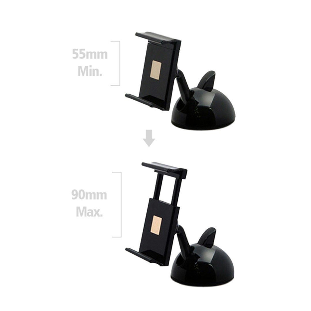 Εικόνα 4 από 4 — ΒΑΣΗ ΣΤΗΡΙΞΗΣ XENOMIX S5 ΚΙΝΗΤΟΥ/GPS (6-9,5 cm) ΓΙΑ ΤΑΜΠΛΟ/ΤΖΑΜΙ ΠΑΡΜΠΡΙΖ (ΜΑΥΡΟ)