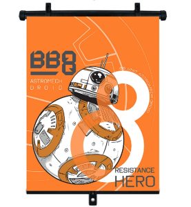 Amio - ΚΟΥΡΤΙΝΑΚΙ ΗΛΙΟΠΡΟΣΤΑΣΙΑΣ ΣΕ ΡΟΛΟ STAR WARS 36x45cm ΓΙΑ ΠΛΑΙΝΟ ΤΖΑΜΙ/ΠΙΣΩ ΠΑΡΜΠΡΙΖ - 1 Τεμ. (S59320/AM)