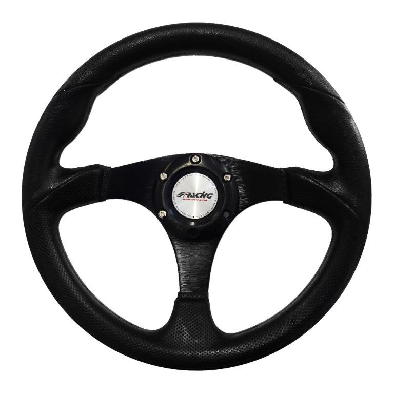 Εικόνα 1 από 1 — ΤΙΜΟΝΙ BARCHETTA EVO – ΜΑΥΡΟ ΟΙΚΟΛΟΓΙΚΟ ΔΕΡΜΑ 320mm
