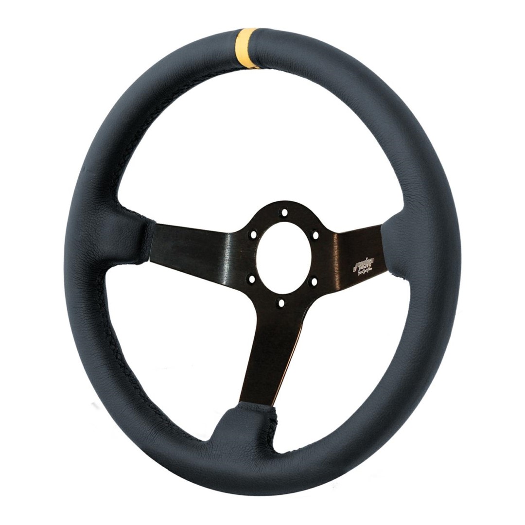 Εικόνα 1 από 1 — ΤΙΜΟΝΙ CARRERA PELLE ΤΡΙΑΚΤΙΝΟ 350 mm/ΠΑΧΟΣ 100 mm/BΑΘΟΣ 90 mm (ΜΑΥΡΟ ΟΙΚΟΛΟΓΙΚΟ ΔΕΡΜΑ ΜΕ ΚΙΤΡΙΝΗ ΡΙΓΑ)