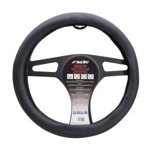 ΚΑΛΥΜΜΑ ΤΙΜΟΝΙΟΥ EASY BLACK ΜΑΥΡΟ ΜΕ LOGO SIMONI RACING OIKOΛΟΓΙΚΟ ΔΕΡΜΑ 37-39cm SIMONI RACING - 1 τεμ.