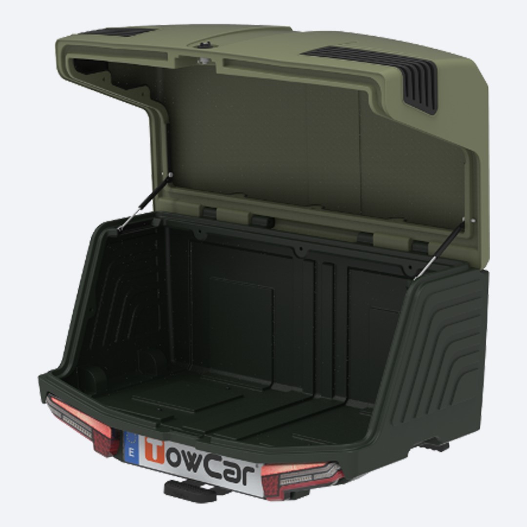 Εικόνα 2 από 24 — ΜΠΑΓΚΑΖΙΕΡΑ ΚΟΤΣΑΔΟΡΟΥ 400 LT TOWBOX V3 CAMPER GREEN (ΠΡΑΣΙΝΟ) ΜΕ LED ΦΑΝΑΡΙΑ