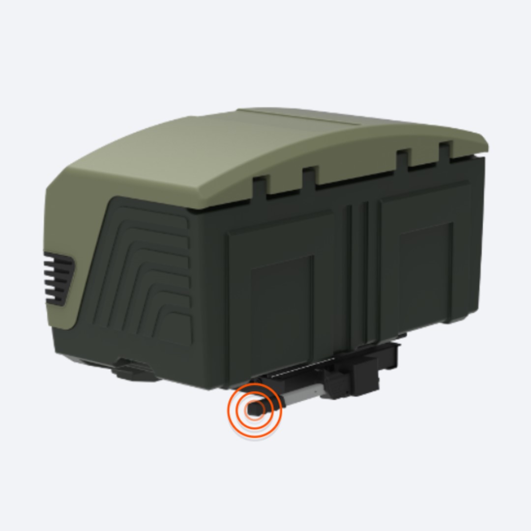 Εικόνα 6 από 24 — ΜΠΑΓΚΑΖΙΕΡΑ ΚΟΤΣΑΔΟΡΟΥ 400 LT TOWBOX V3 CAMPER GREEN (ΠΡΑΣΙΝΟ) ΜΕ LED ΦΑΝΑΡΙΑ