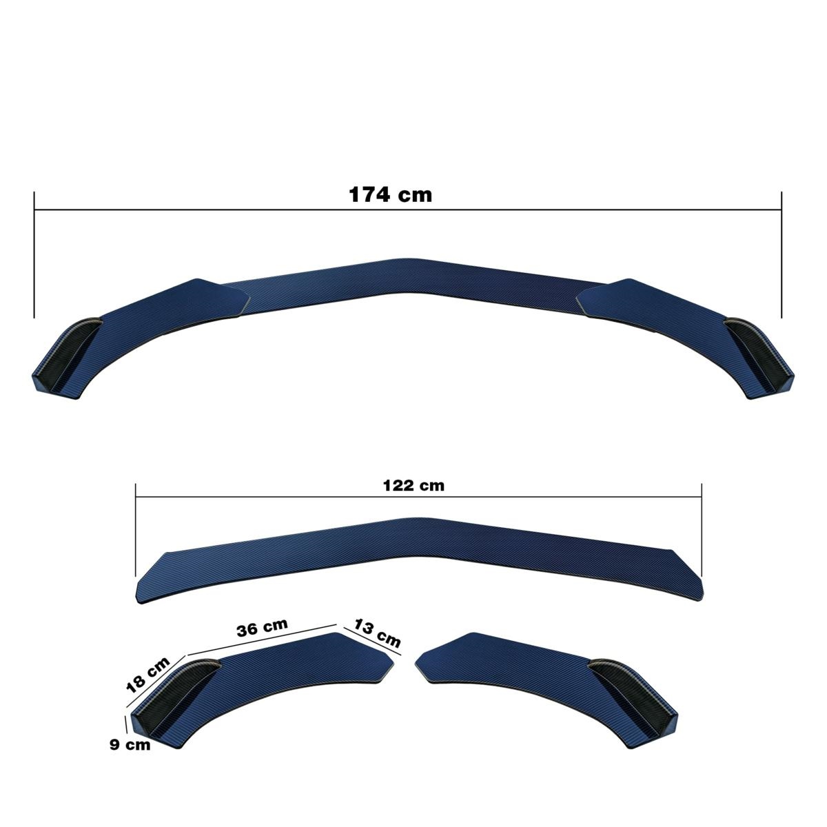 Εικόνα 1 από 1 — ΔΙΑΚΟΣΜΗΤΙΚΟ SPOILER ΠΡΟΦΥΛΑΚΤΗΡΑ LIP SPLITTER CARBON LOOK 3ΤΕΜ.