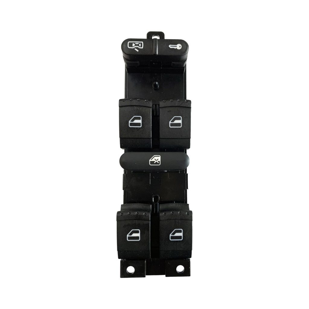 Εικόνα 1 από 3 — ΔΙΑΚΟΠΤΗΣ ΓΙΑ VW BORA / GOLF 4 / PASSAT / SEAT LEON / TOLEDO ΠΟΛΛΑΠΛΟΣ ΠΑΡΑΘΥΡΩΝ 9 PIN NTY – orig. 1J4959857B – 1 ΤΕΜ.