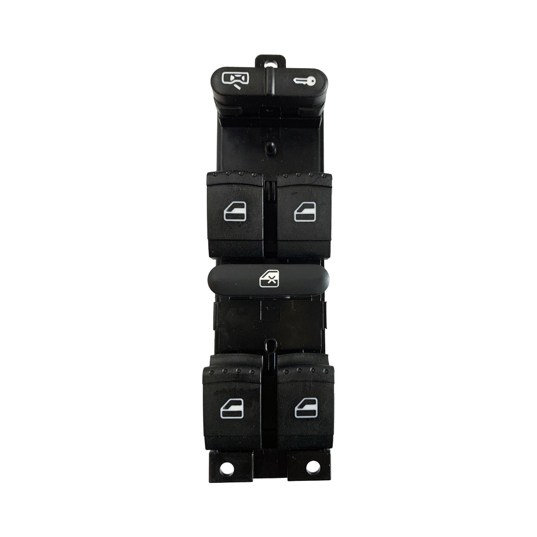 Εικόνα 1 από 3 — ΔΙΑΚΟΠΤΗΣ ΓΙΑ VW BORA / GOLF 4 / PASSAT / SEAT LEON / TOLEDO ΠΟΛΛΑΠΛΟΣ ΠΑΡΑΘΥΡΩΝ 9 PIN NTY – orig. 1J4959857B – 1 ΤΕΜ.