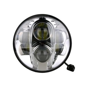 M-Tech - Στρογγυλό Φανάρι WHL101 CHROME 7'' με 8 Cree LED (XML-10W) 9-36V 6000-6500K σε Χρώμιο - 1 τεμ. (WHL101/MT)