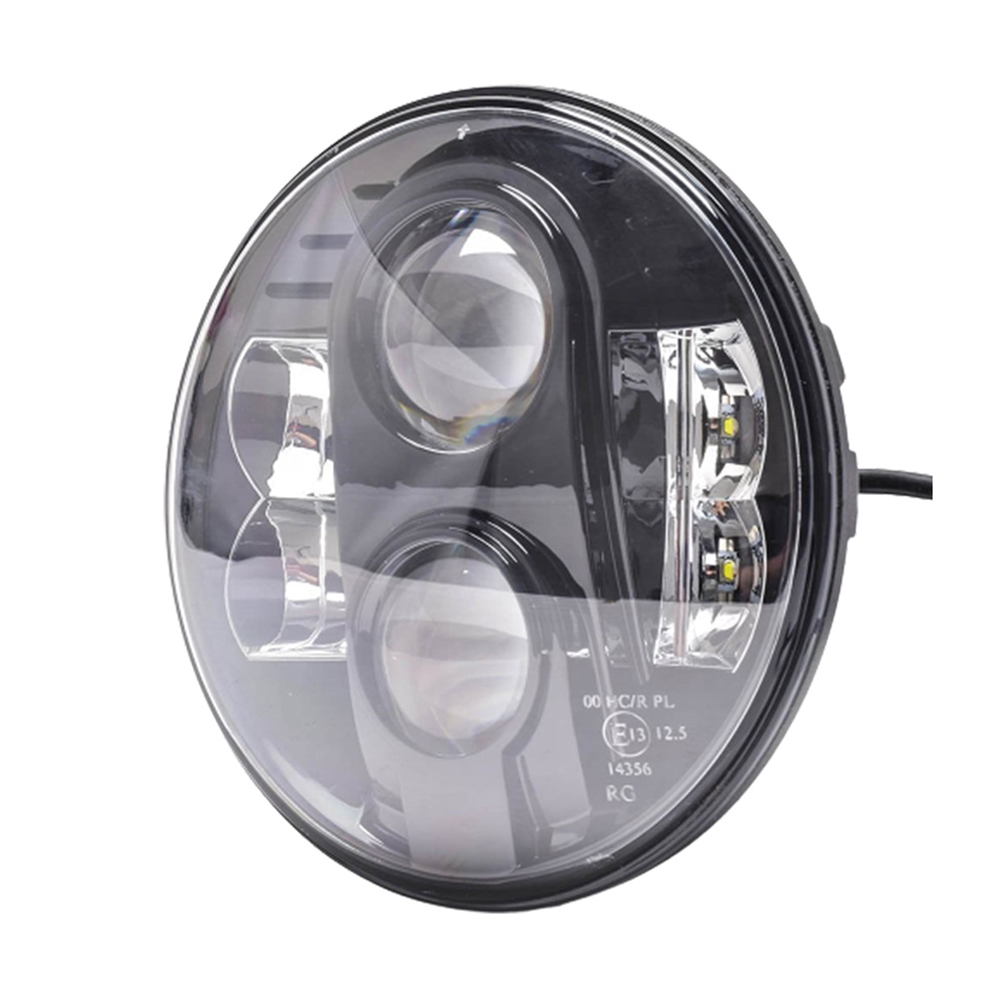 Εικόνα 1 από 5 — M-Tech – Στρογγυλό Φανάρι WHL102 BLACK 7” με 8 Cree LED (XML-10W) 9-36V 6000-6500K σε Μαύρο Χρώμα – 1 τεμ. (WHL102/MT)