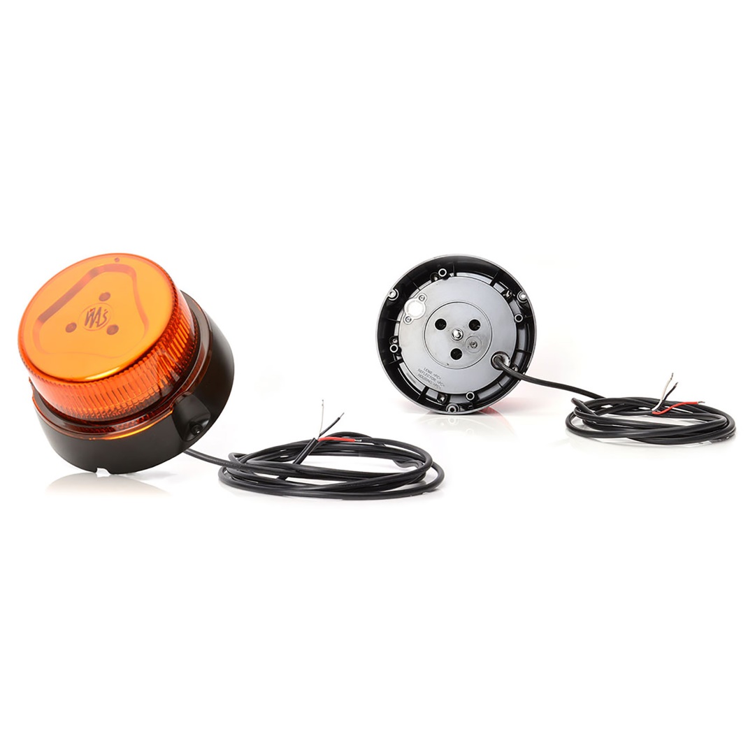 Εικόνα 2 από 7 — ΦΑΡΟΣ LED W126 10-33V ΒΙΔΩΤΟΣ ΠΟΡΤΟΚΑΛΙ 90x140mm