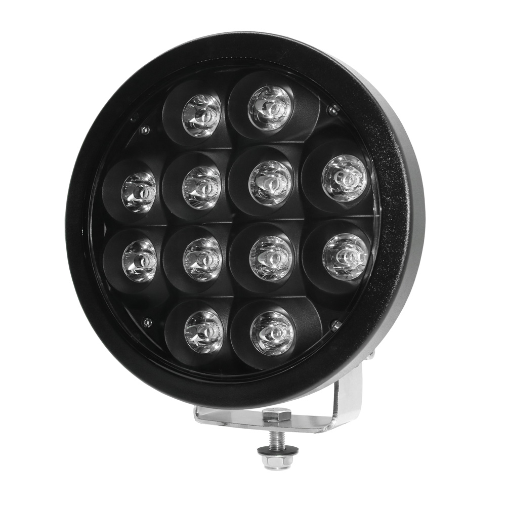 Εικόνα 1 από 3 — ΠΡΟΒΟΛΕΑΣ DRIVING LIGHTS 10-48V 72W 7700lm 12 CREE LED x 6W 9 (220 x 92 x 240 mm) ΣΤΡΟΓΓΥΛΟΣ BLACK SERIES LED M-TECH