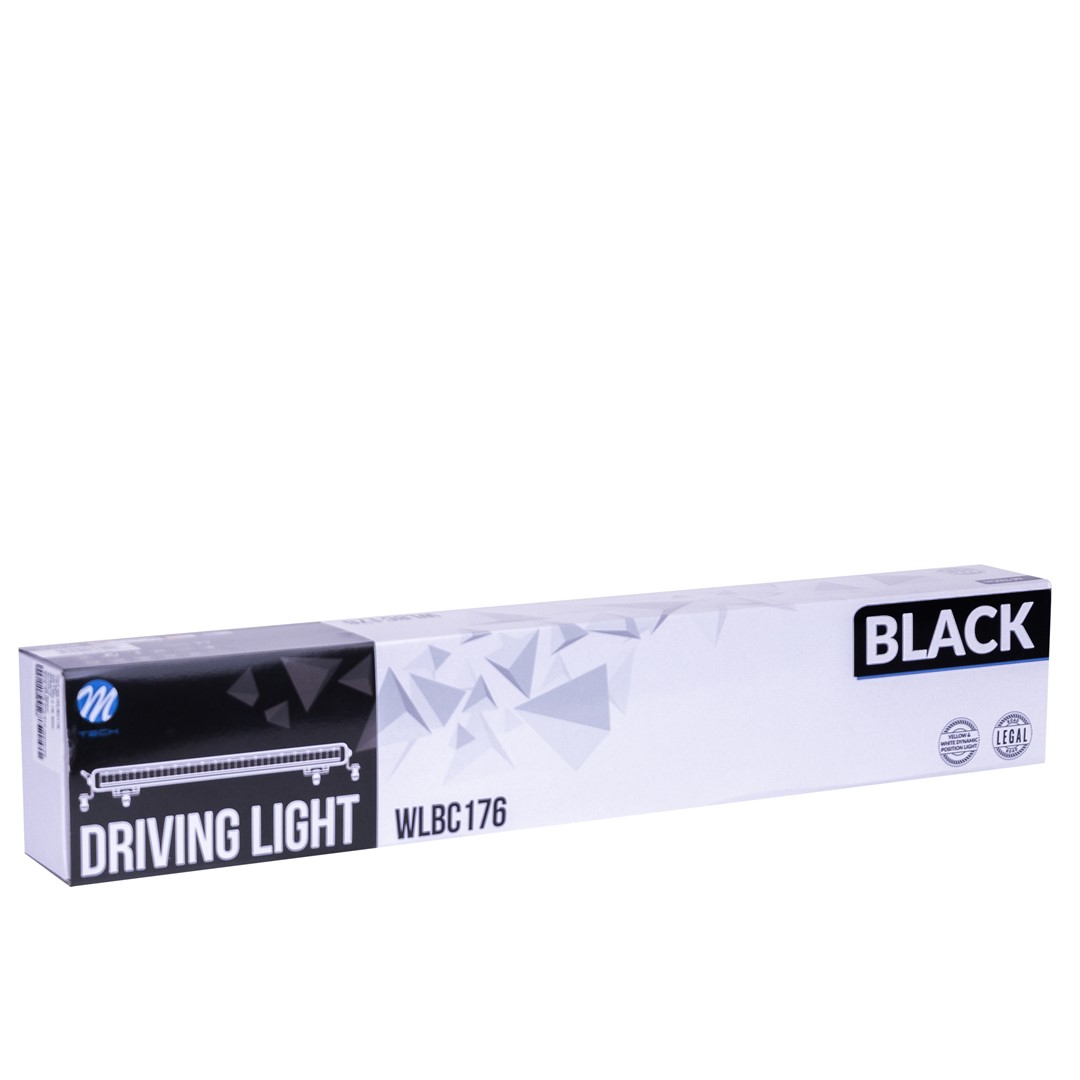 Εικόνα 4 από 4 — ΠΡΟΒΟΛΕΑΣ DRIVING LIGHT BLACK SERIES 18x5W LED 12-48V 90W 5.700K 7.560lm 2 ΧΡΗΣΕΩΝ 534x54x58mm mTECH – 1 τεμ.