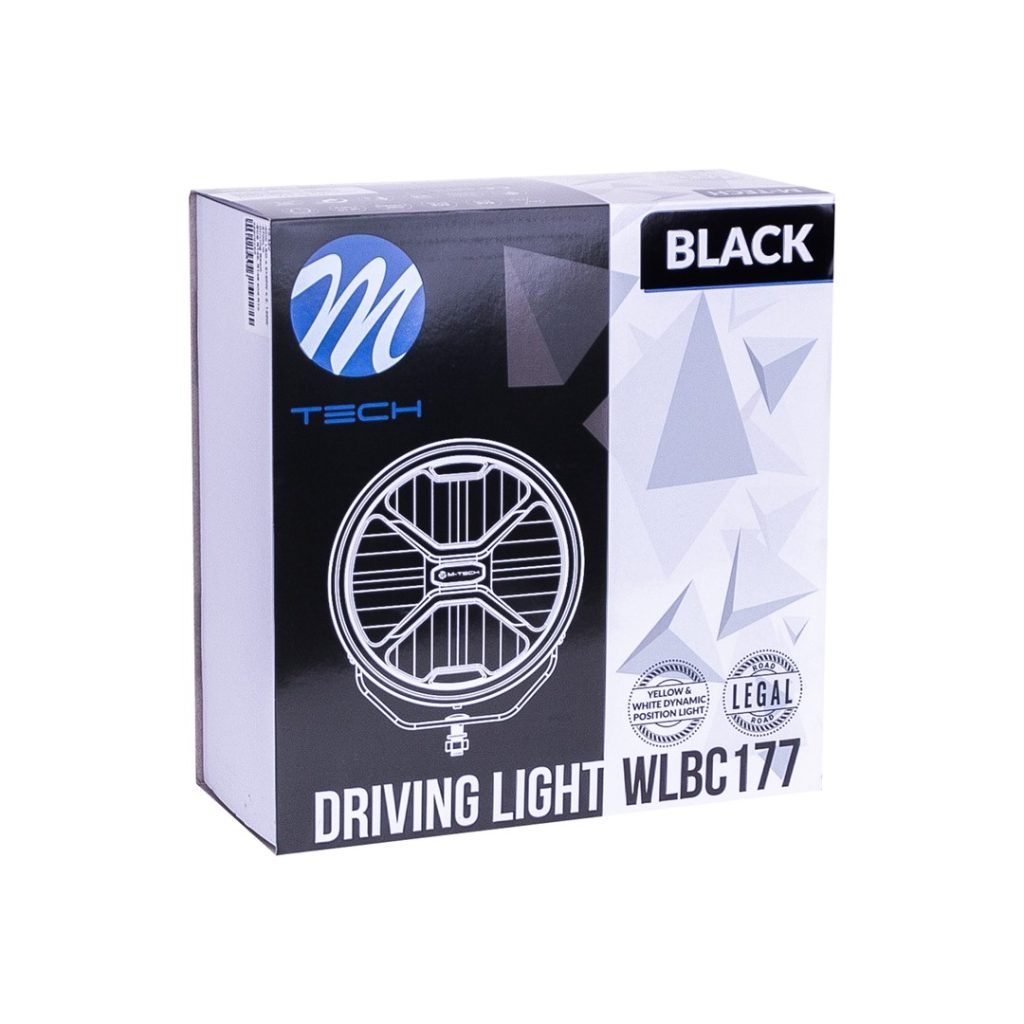 Εικόνα 5 από 5 — ΠΡΟΒΟΛΕΑΣ ΣΤΡΟΓΓΥΛΟΣ DRIVING LIGHT BLACK SERIES LED 12-48V 80W 5.700K 11.000lm 220mm mTECH –  1 ΤΕΜ.