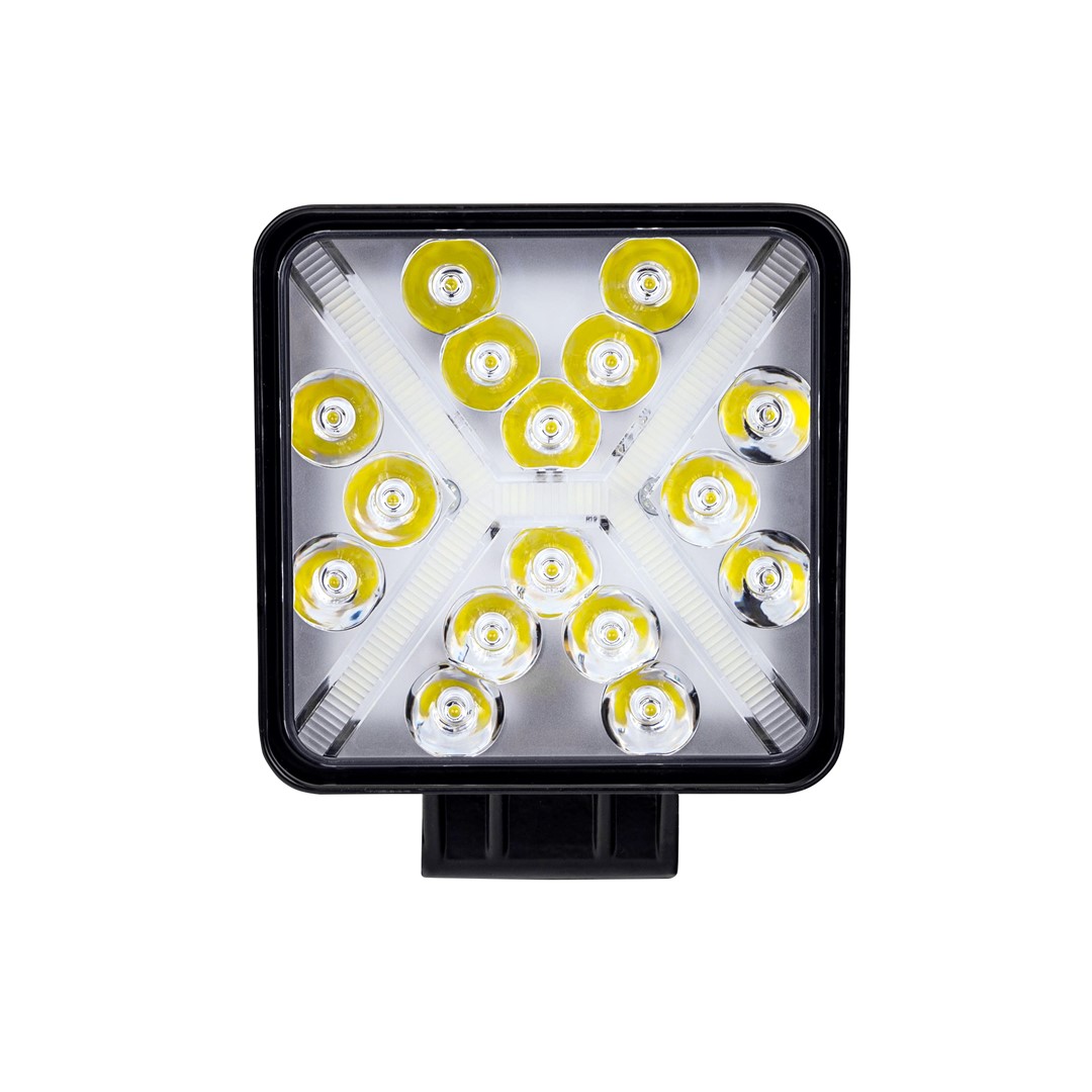 Εικόνα 2 από 3 — ΠΡΟΒΟΛΕΑΣ ΕΡΓΑΣΙΑΣ 12-30V 46W 46XSMD LED max1300lm ΔΙΑΣΤΑΣΗ:10cm COMBO ΤΕΤΡΑΓΩΝΟΣ ECONO M-TECH -1 ΤΕΜ.