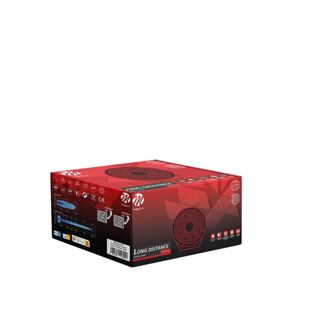 Εικόνα 7 από 7 — ΠΡΟΒΟΛΕΑΣ ΕΡΓΑΣΙΑΣ WORK LIGHTS LASER 12/24V 45W 6.400lm 8xHP+1xLASER LED 133x123x74mm M-TECH – 1 ΤΕΜ.