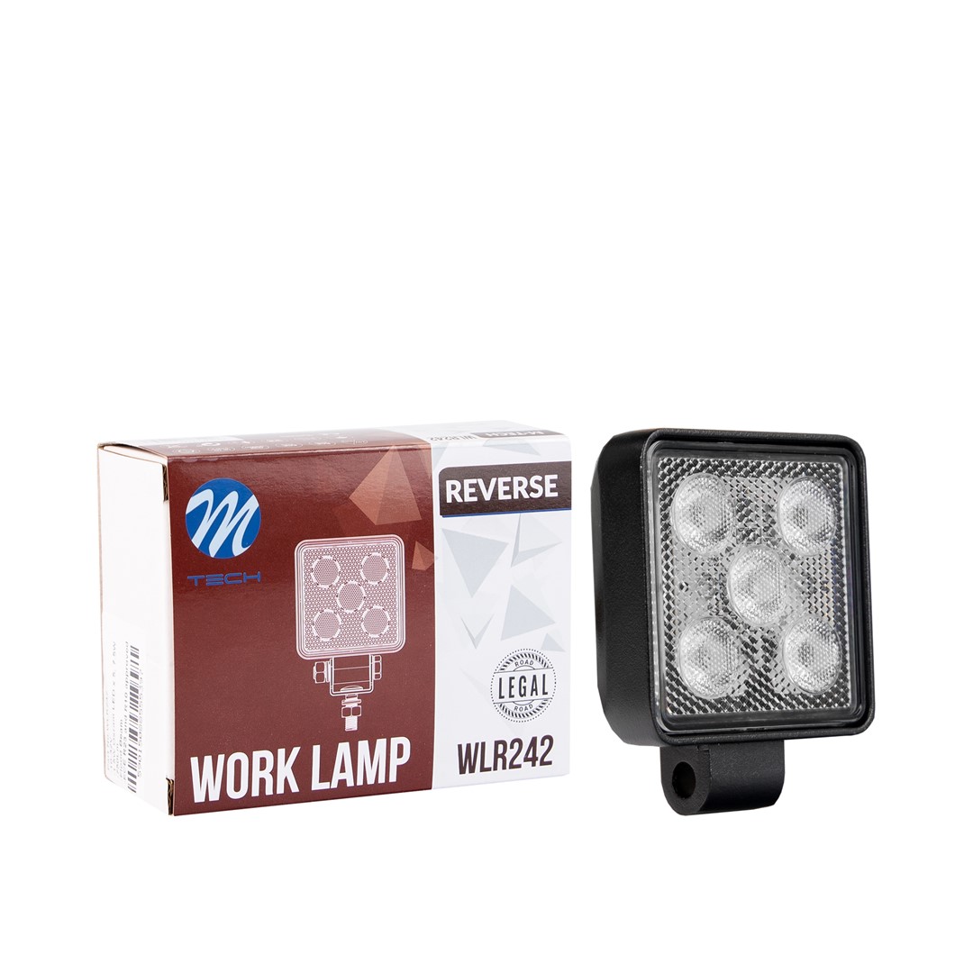 Εικόνα 1 από 2 — ΠΡΟΒΟΛΕΑΣ ΕΡΓΑΣΙΑΣ WORK LIGHT 12/24V 5.700K 5×1,5W max750lm FLOOD 73x97mm ΓΙΑ ΟΠΙΣΘΟΠΟΡΕΙΑ ΤΕΤΡΑΓΩΝΟΣ M-TECH – 1 Τεμ.