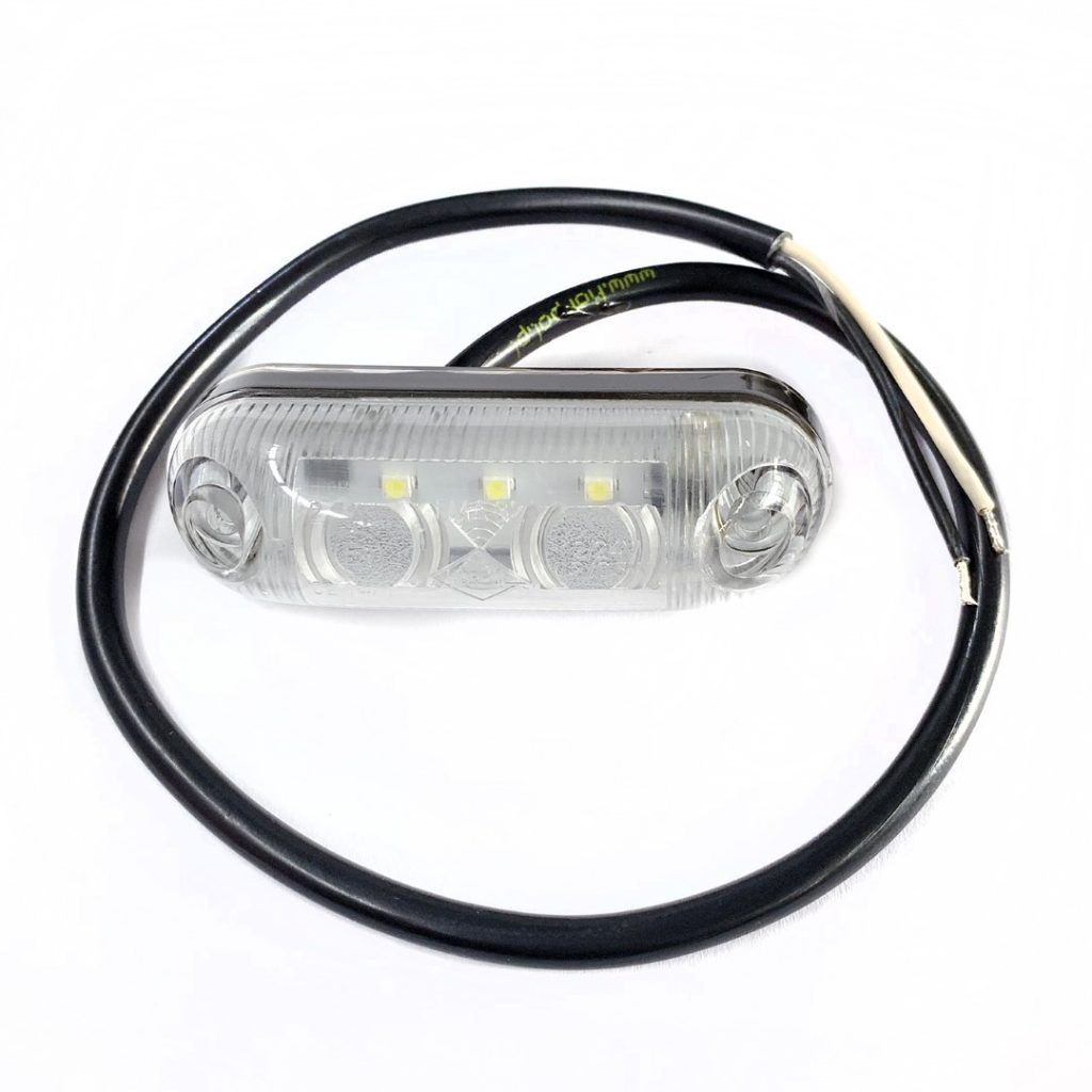 Εικόνα 1 από 1 — ΦΩΣ ΟΓΚΟΥ LD370 12/24V 3LED ΛΕΥΚΟ 8 x 2,5 -1ΤΕΜ.