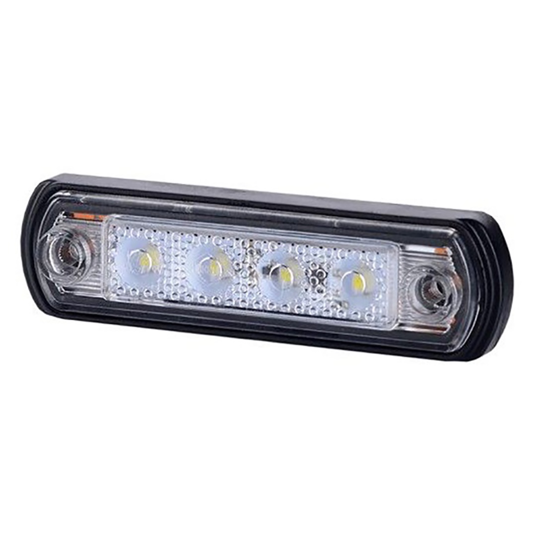Εικόνα 1 από 2 — ΦΩΣ ΟΓΚΟΥ LD675 12/24V 4LED HORPOL ΛΕΥΚΟ (10,5 x 3 cm) -1ΤΕΜ.