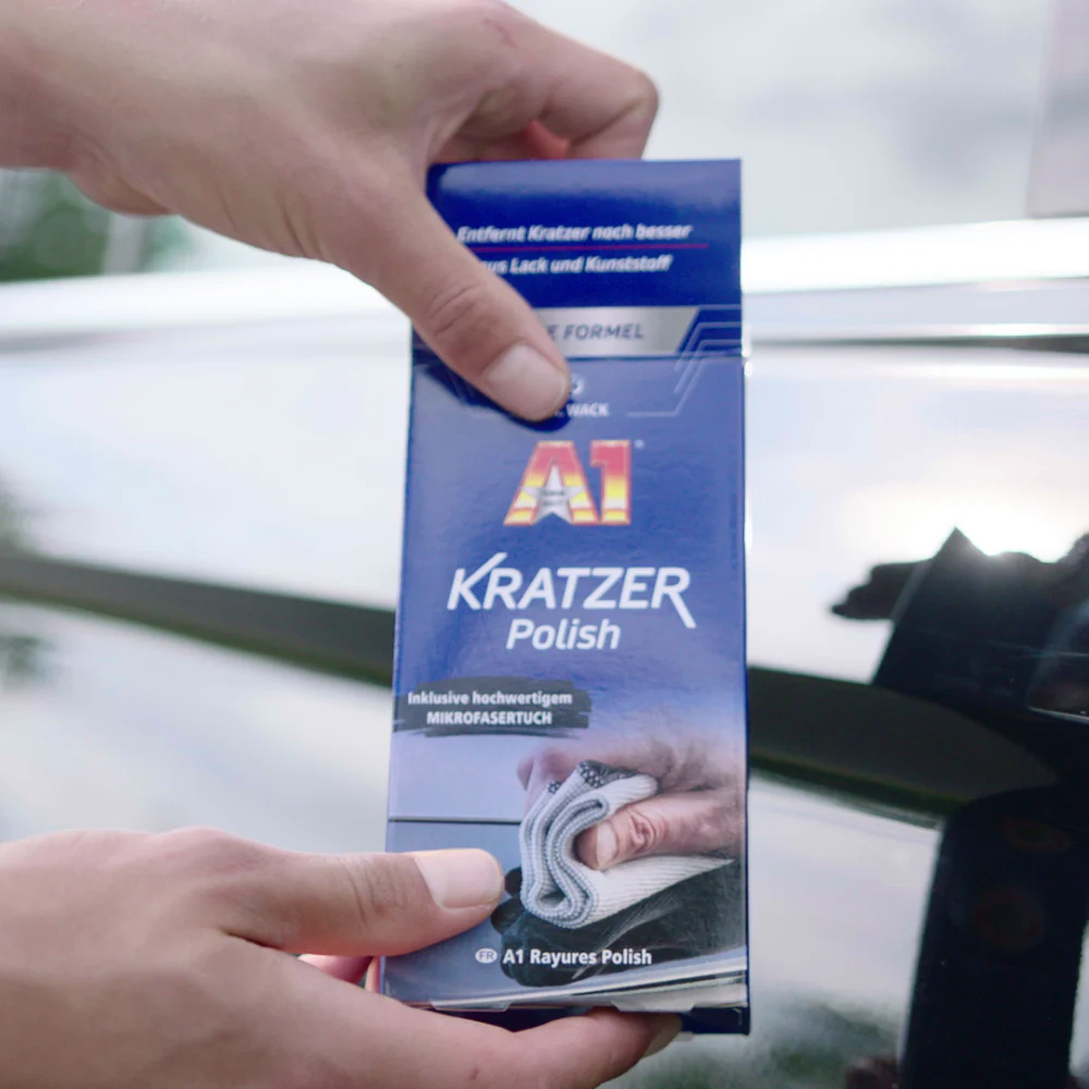 Εικόνα 2 από 4 — A1 Αλοιφή για γρατζουνιές 50ml με πανί microfiber Dr. Wack