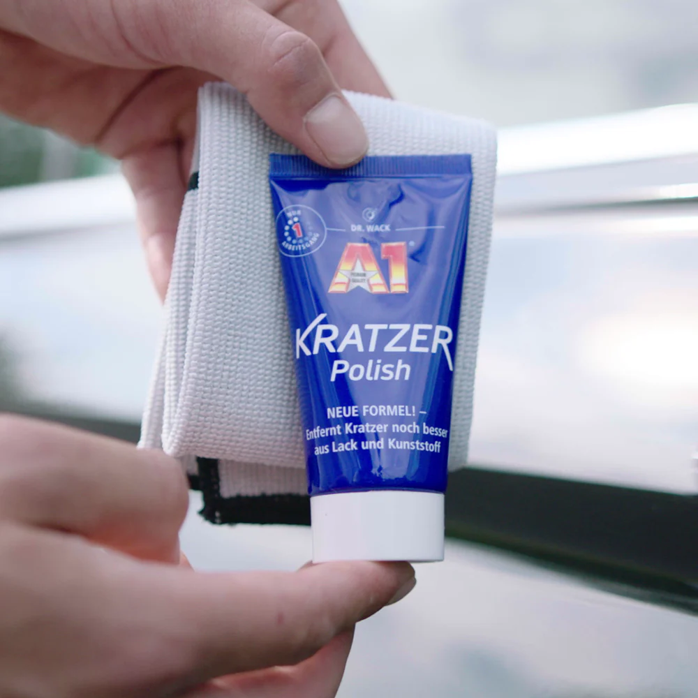 Εικόνα 3 από 4 — A1 Αλοιφή για γρατζουνιές 50ml με πανί microfiber Dr. Wack