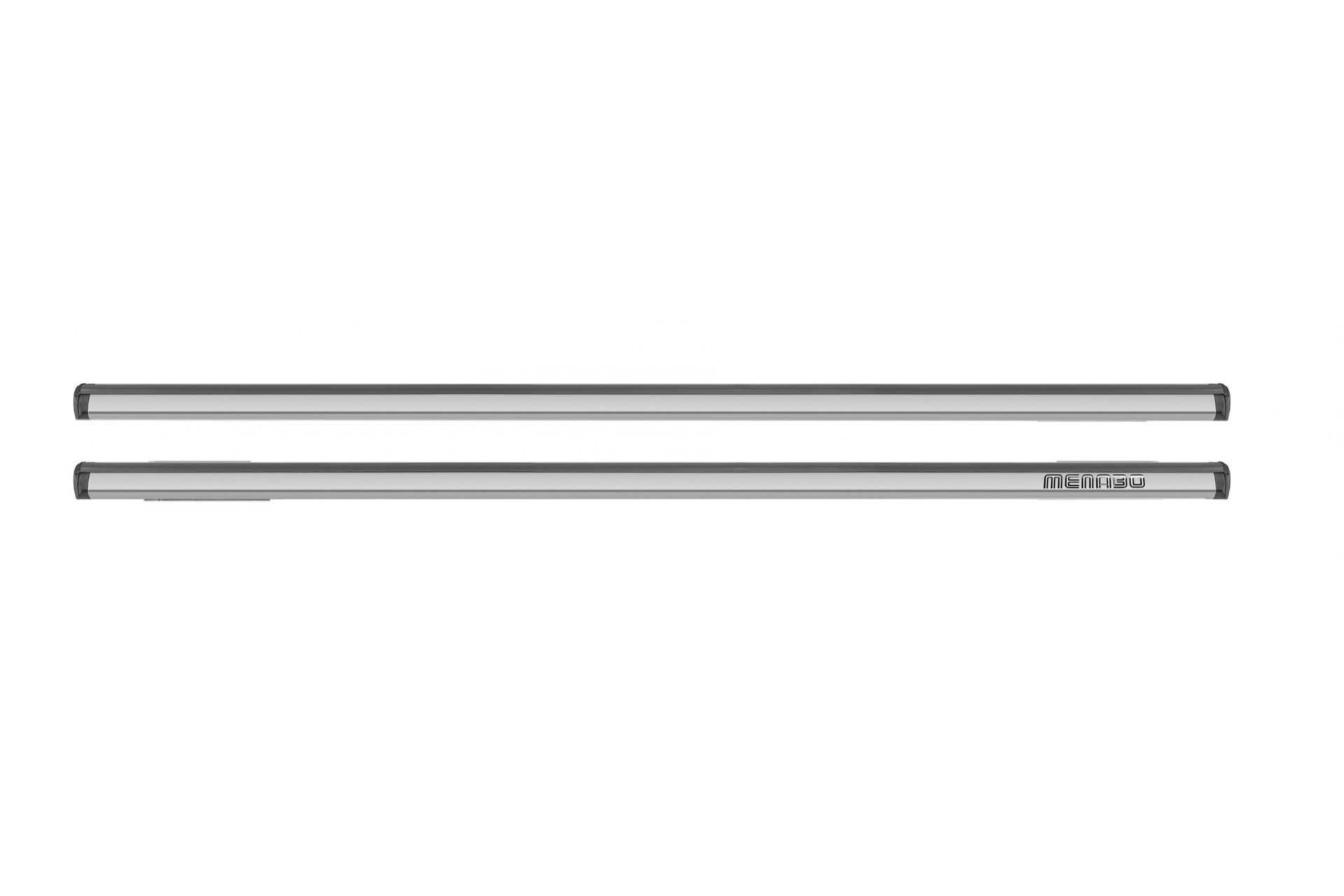 Εικόνα 2 από 9 — ΜΠΑΡΕΣ ΟΡΟΦΗΣ ΑΛΟΥΜΙΝΙΟΥ DELTA M SILVER 123 cm ROOF RACK ΣΕΤ ΣΕ ΑΣΗΜΙ ΧΡΩΜΑ ΜΕ ΠΡΟΣΤΑΤΕΥΤΙΚΑ ΚΑΠΑΚΙΑ ΑΚΡΩΝ ΓΙΑ ΑΠΛΗ ΟΡΟΦΗ MENABO – 2 ΤΕΜ.