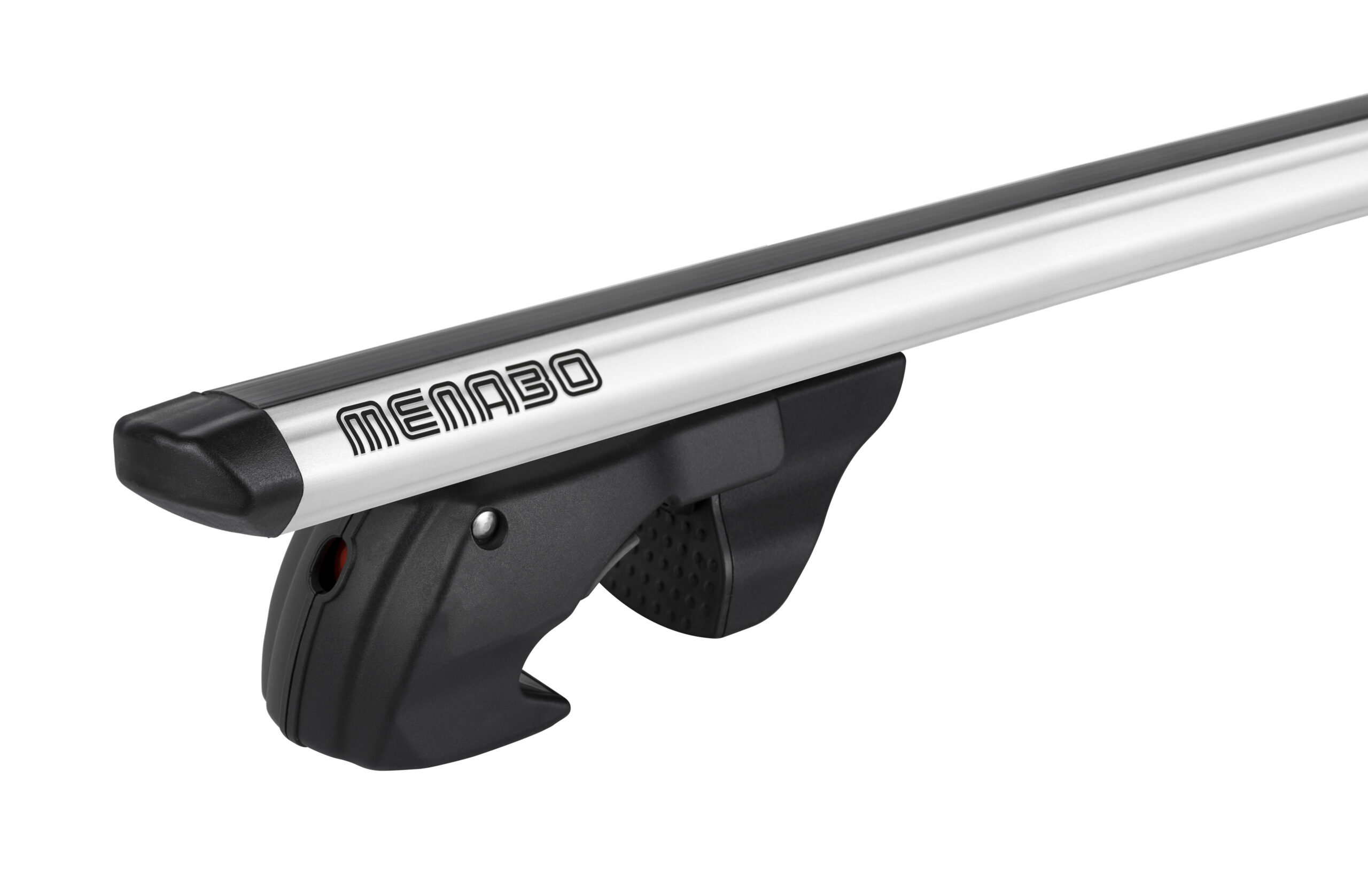 Εικόνα 3 από 3 — MENABO ΜΠΑΡΕΣ ΟΡΟΦΗΣ ΑΛΟΥΜΙΝΙΟΥ DOZER XXL 150 cm ΣΕ ΑΣΗΜΙ ΧΡΩΜΑ ΓΙΑ Isuzu D-Max 4 doors 2002>2012 ΜΕ RAISED RAILS (Παράλληλες Μπάρες με Κενό) – 2 ΤΕΜ. (7500/MB)
