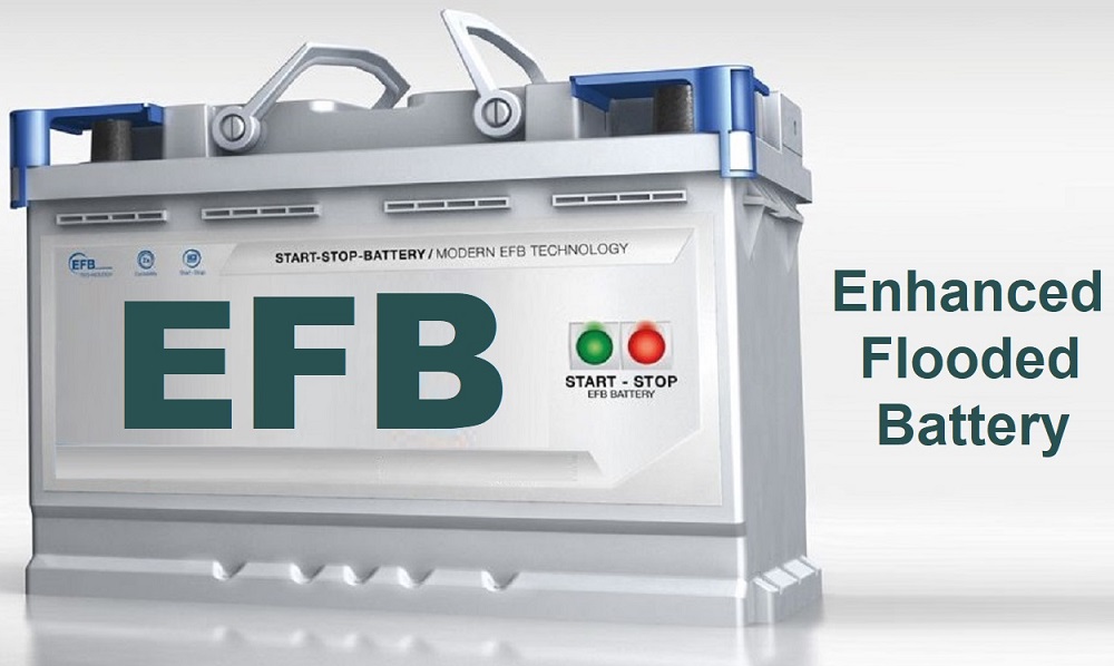 Μπαταρίες EFB (enhanced flooded battery) ή AFB (advanced flooded battery)