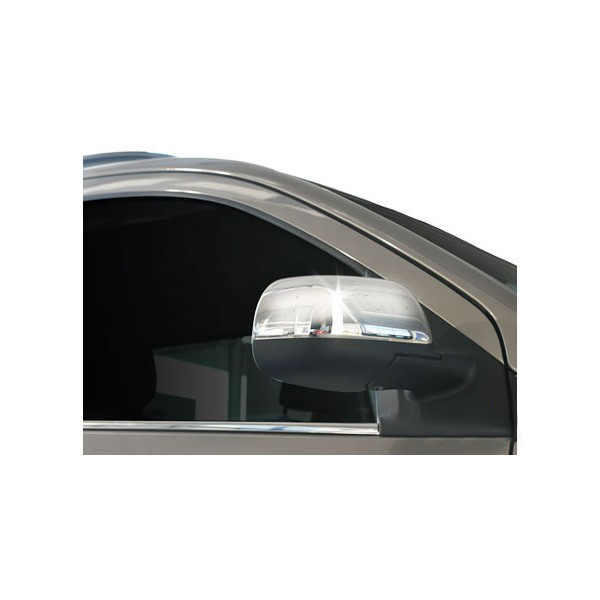 Εικόνα 1 από 2 — ΚΑΠΑΚΙΑ ΚΑΘΡΕΠΤΩΝ ΓΙΑ NISSAN MICRA IV HB 5D K13 2010+ DACIA DUSTER / LODGY / SANDERO / DOKKER ΧΡΩΜΙΟΥ 2 ΤΕΜ. ΜΕΤΑΛΛΙΚΑ