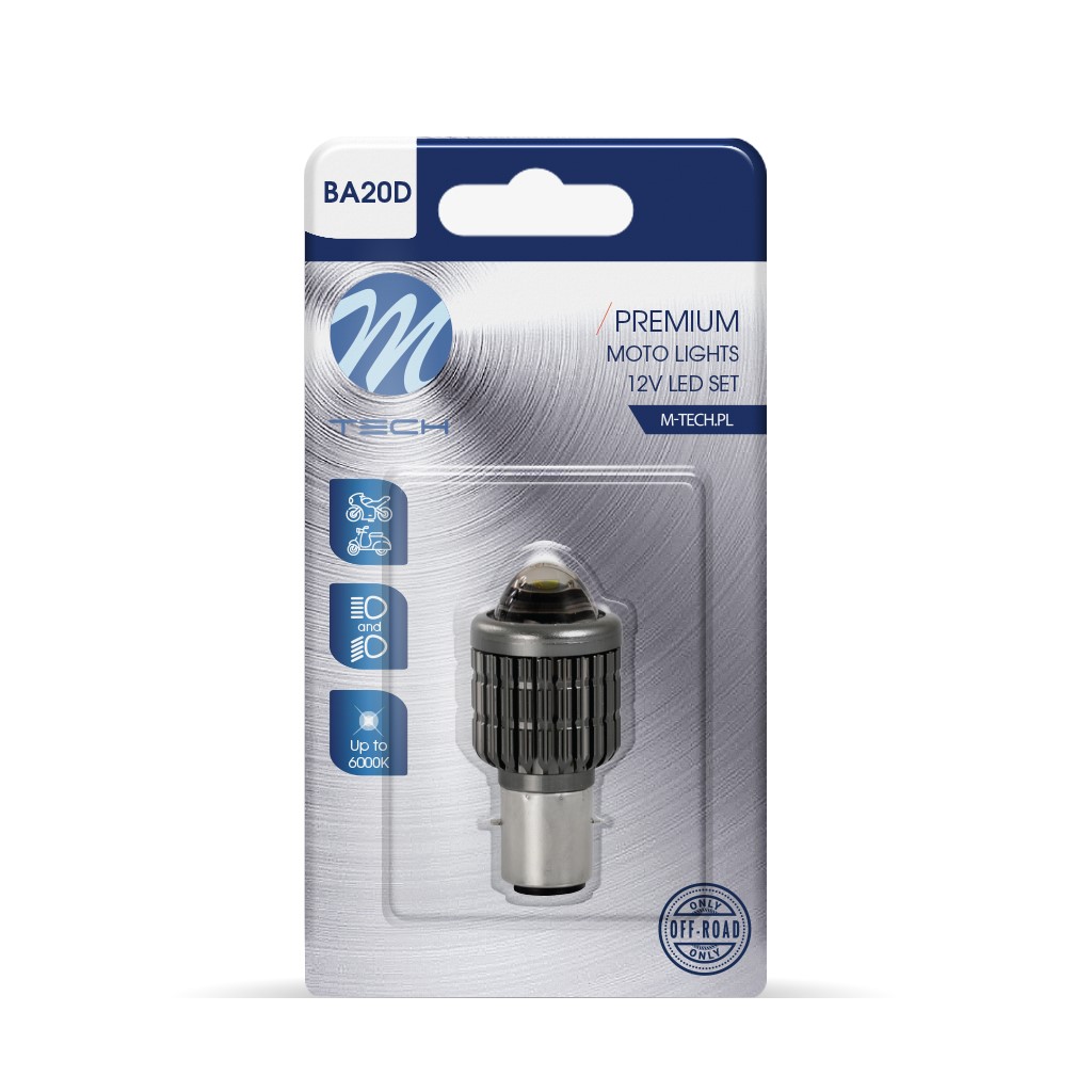 Εικόνα 2 από 2 — S2 10-80V BA20d 15W 2x3570SMD LED 1.400lm 6.000K ΔΙΠΛΗΣ ΠΟΛΙΚΟΤΗΤΑΣ BLISTER M-TECH – 1 ΤΕΜ.