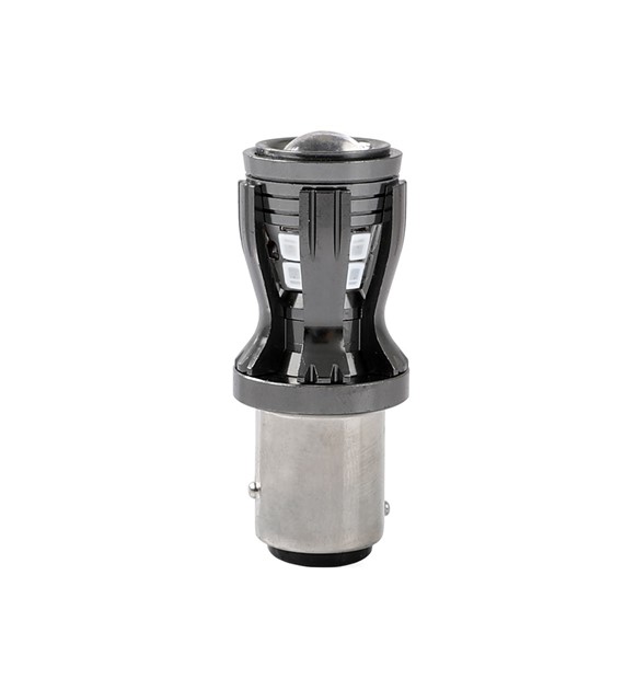 Εικόνα 1 από 2 — P21/5W 12/24V BAY15d 14xSMD2835 LED ΚΟΚΚΙΝΟ CAN-BUS BLISTER  M-TECH – 1 ΤΕΜ.