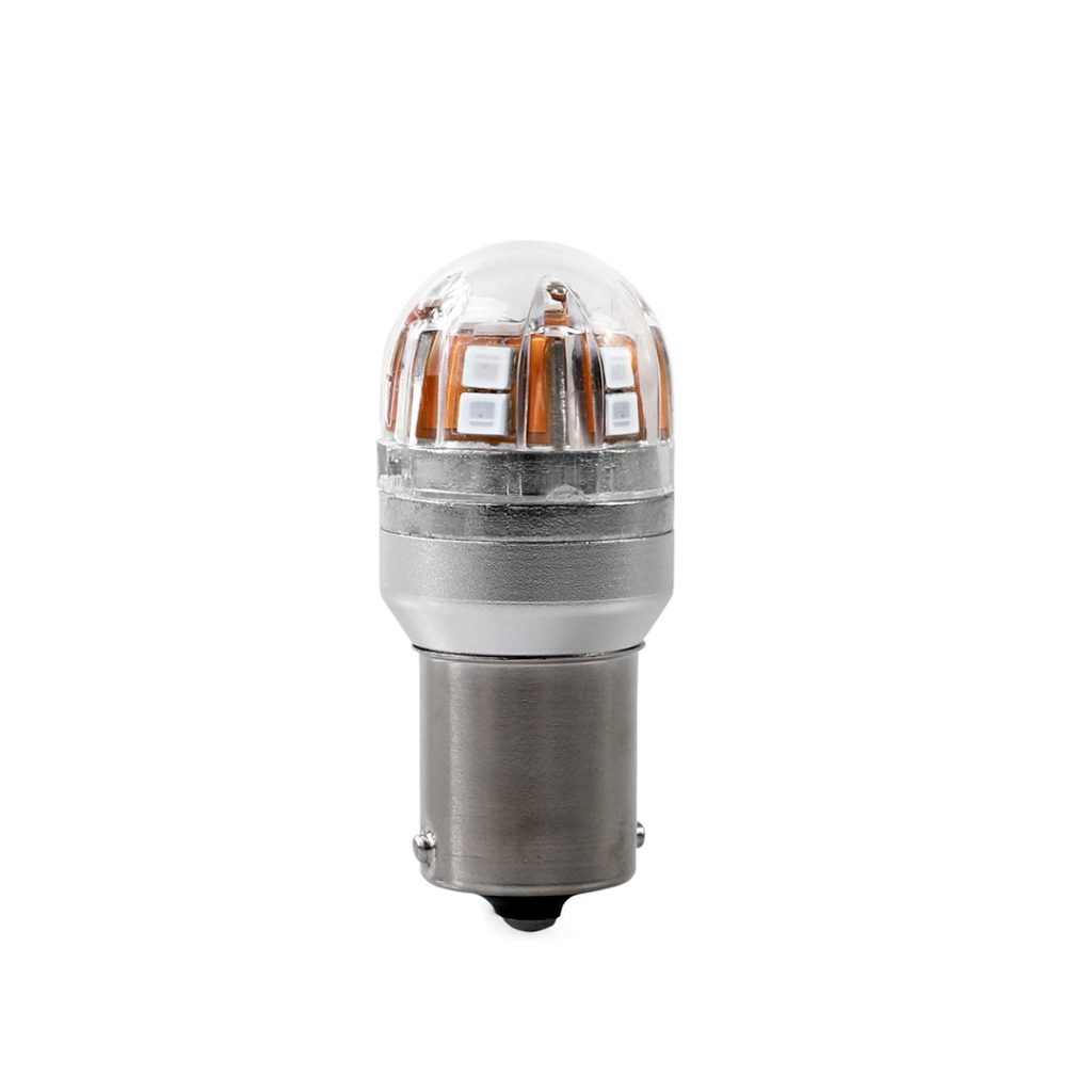 Εικόνα 1 από 2 — P21W 12/24V BA15s 15xSMD2835 LED ΚΟΚΚΙΝΟ CAN-BUS BLISTER M-TECH – 1 ΤΕΜ.