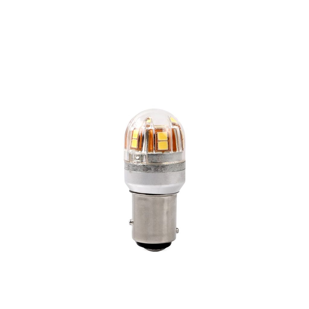 Εικόνα 1 από 2 — P21/5W 12/24V BAY15d 2,8W 15xSMD2835 LED ΛΕΥΚΟ CAN-BUS BLISTER M-TECH 1ΤΕΜ.