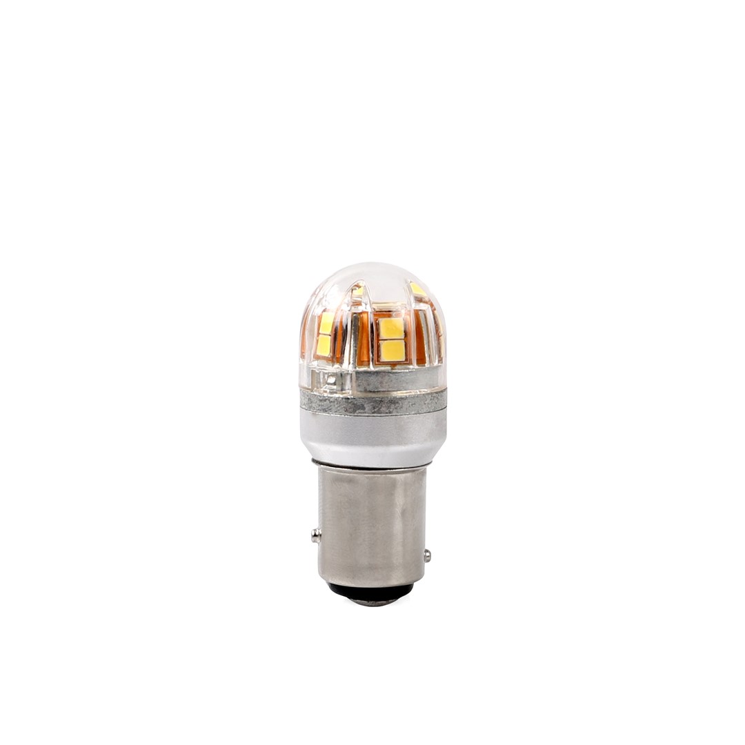 Εικόνα 1 από 2 — P21/5W 12/24V BAY15d 2,8W 15xSMD2835 LED ΛΕΥΚΟ CAN-BUS BLISTER M-TECH 1ΤΕΜ.