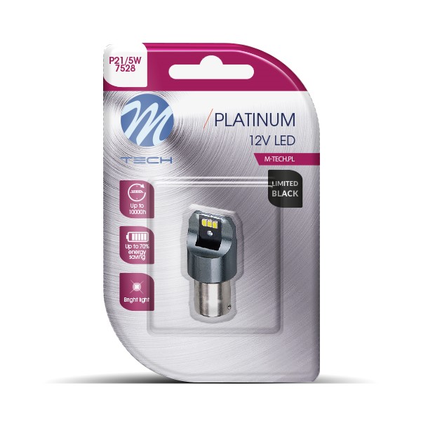 Εικόνα 2 από 2 — P21/5W 12/24V BAY15d 6xSMD3020 CAN-BUS ΛΕΥΚΟ LIMITED BLACK M-TECH – 1 ΤΕΜ.