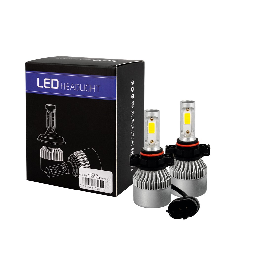 Εικόνα 1 από 3 — H16/5202/PS24W 10>36V 6.500K 10.000lm 80W COB LED EPISTAR 1021 C6 KIT ΜΕ ΑΝΕΜΙΣΤΗΡΑΚΙ M-TECH – 2 ΤΕΜ.