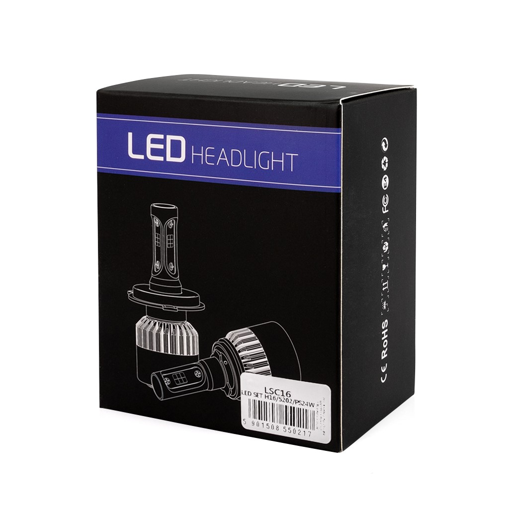 Εικόνα 3 από 3 — H16/5202/PS24W 10>36V 6.500K 10.000lm 80W COB LED EPISTAR 1021 C6 KIT ΜΕ ΑΝΕΜΙΣΤΗΡΑΚΙ M-TECH – 2 ΤΕΜ.