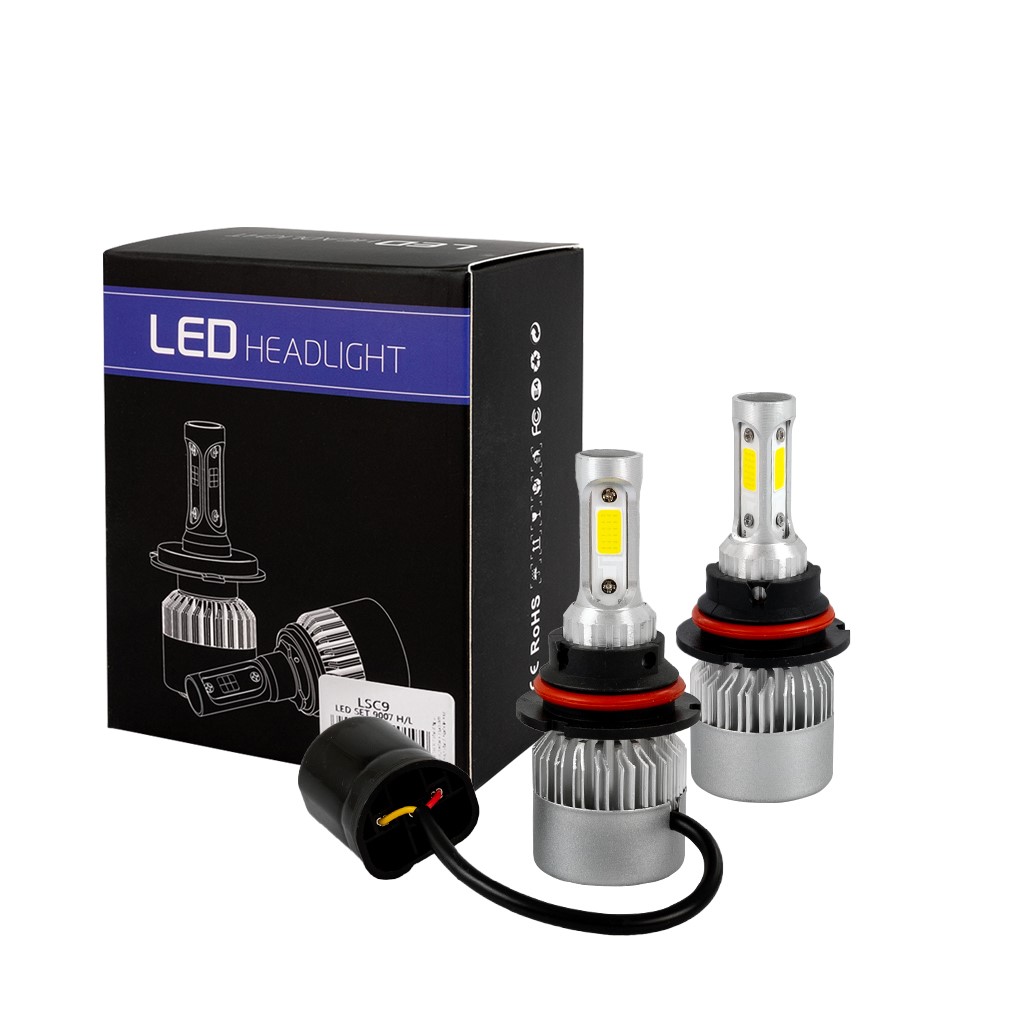 Εικόνα 1 από 3 — HB5 9007 H/L 10>36V 6.500K 10.000lm 80W COB LED EPISTAR 1021 C6 KIT ΜΕ ΑΝΕΜΙΣΤΗΡΑΚΙ M-TECH – 2 ΤΕΜ.