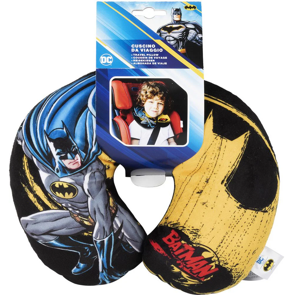 Εικόνα 3 από 5 — Μαξιλαράκι Ταξιδιού Παιδικό Batman 1τμχ Colzani