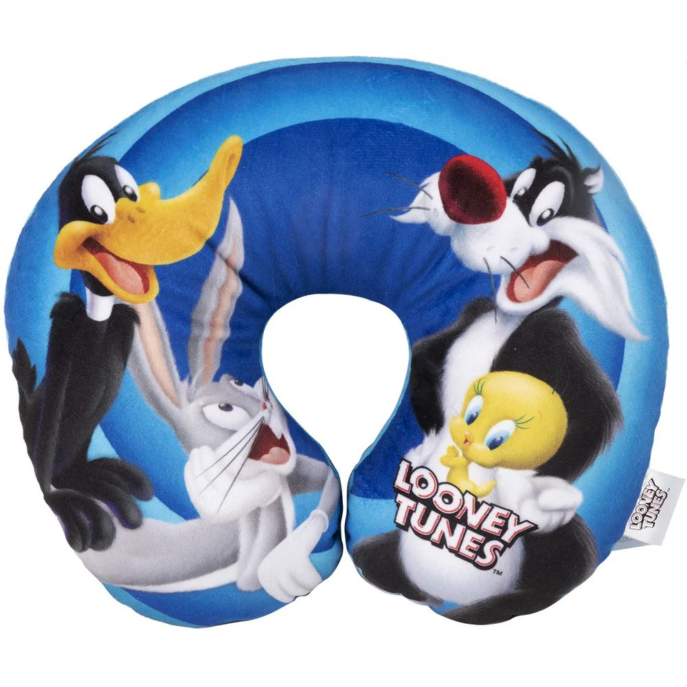 Εικόνα 1 από 5 — Μαξιλαράκι Ταξιδιού Παιδικό Looney Tunes 1τμχ Colzani