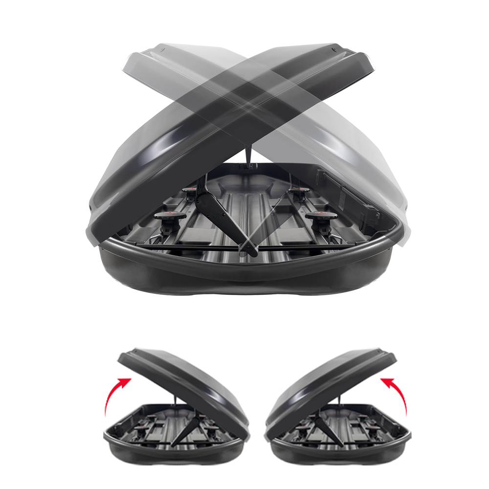 Εικόνα 2 από 13 — ΜΠΑΓΚΑΖΙΕΡΑ ΟΡΟΦΗΣ DIAMOND 500 DUO BLACK (ΜΑΥΡΗ/ΓΥΑΛΙΣΤΕΡΗ) MENABO