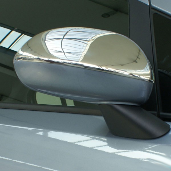 Εικόνα 1 από 3 — ΚΑΠΑΚΙΑ ΚΑΘΡΕΠΤΩΝ ΓΙΑ OPEL CORSA D HB 5D / 3D 2006-2015 / OPEL CORSA E HB 5D 2015+ ΧΡΩΜΙΟΥ 2 ΤΕΜ. ΜΕΤΑΛΛΙΚΑ