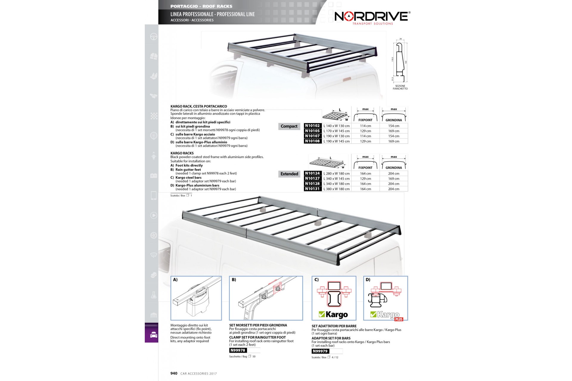 Εικόνα 4 από 4 — ΣΧΑΡΑ ΟΡΟΦΗΣ KARGO RACK 340x180cm ΣΙΔΕΡΕΝΙΑ ΜΕ ΠΛΑΙΝΑ ΠΡΟΦΙΛ ΑΛΟΥΜΙΝΙΟΥ