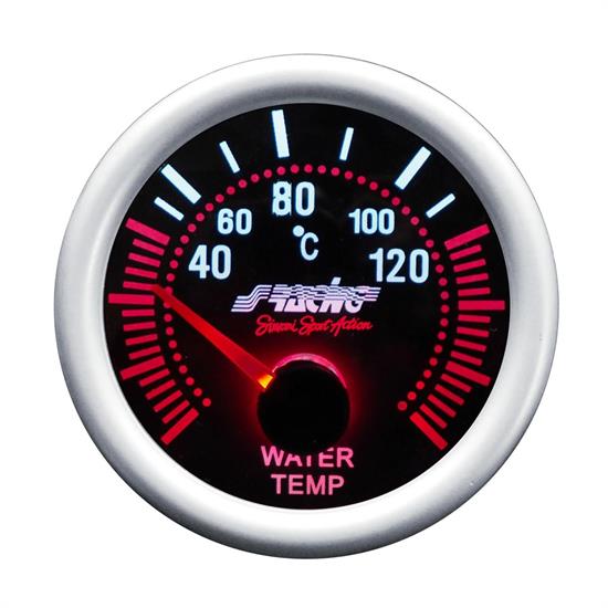 Εικόνα 1 από 1 — ΘΕΡΜΟΚΡΑΣΙΑ ΝΕΡΟΥ 52mm 2 INCH ΜΑΥΡΟ ΜΕ ΚΟΚΚΙΝΟ ΦΩΤΙΣΜΟ