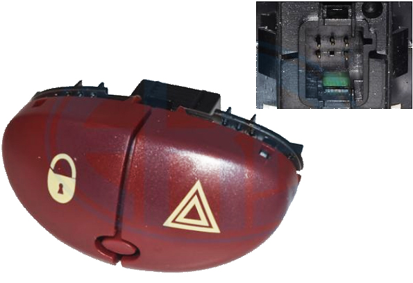 Εικόνα 2 από 6 — ΔΙΑΚΟΠΤΗΣ ΓΙΑ PEUGEOT 206 1998+ 5PIN ΑΛΑΡΜ orig.6554.L0
