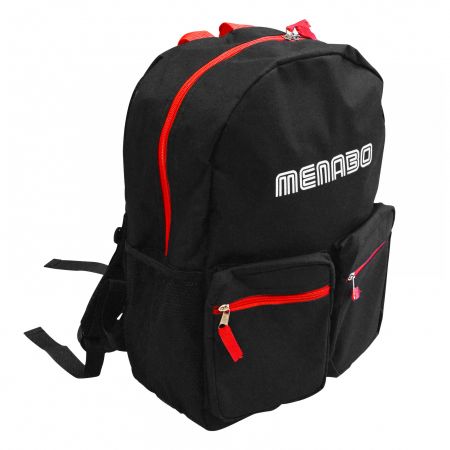 Εικόνα 1 από 1 — ΣΑΚΙΔΙΟ ΤΑΞΙΔΙΟΥ BACKPACK 20Lt 43x30x15 ΜΑΥΡΟ-ΚΟΚΚΙΝΟ MENABO