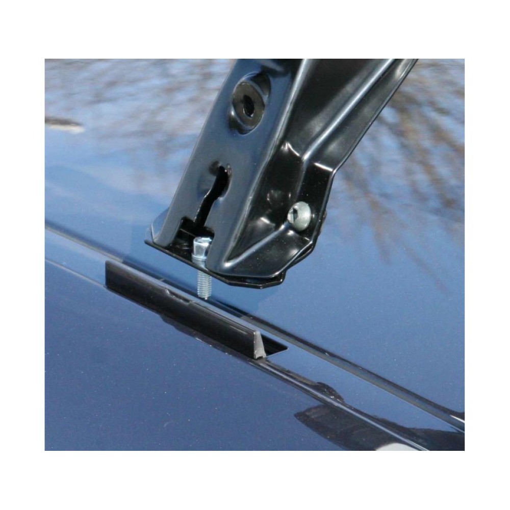 Εικόνα 3 από 4 — Μπάρες Οροφής Αλουμινίου Μαύρες με κλείδι LP67 1,10 (74x30mm) 2τεμ. LaPrealpina