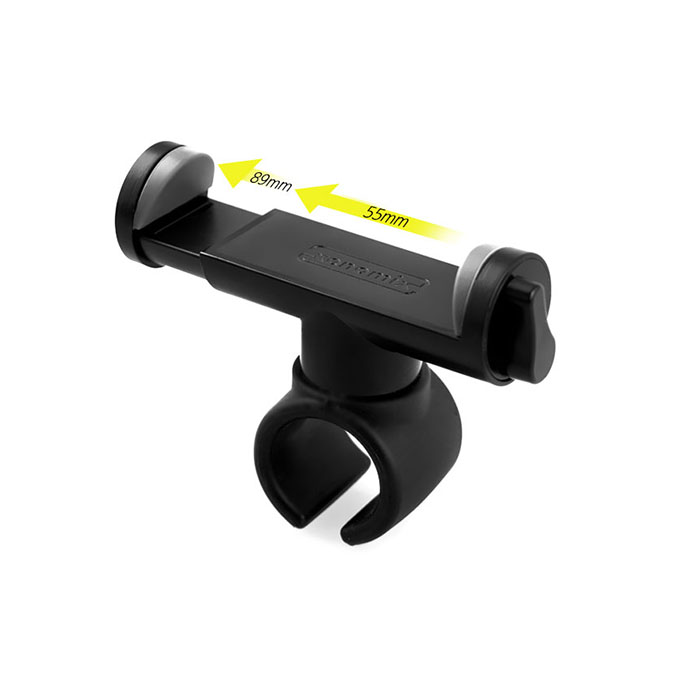 Εικόνα 1 από 3 — ΒΑΣΗ SMARTPHONE MOTO/ΠΟΔΗΛΑΤΟΥ/ΤΙΜΟΝΙΟΥ 55-89mm ΚΑΙ ΕΩΣ 12mm ΠΑΧΟΣ ΣΥΣΚΕΥΗΣ XENOMIX ΜΑΥΡΗ