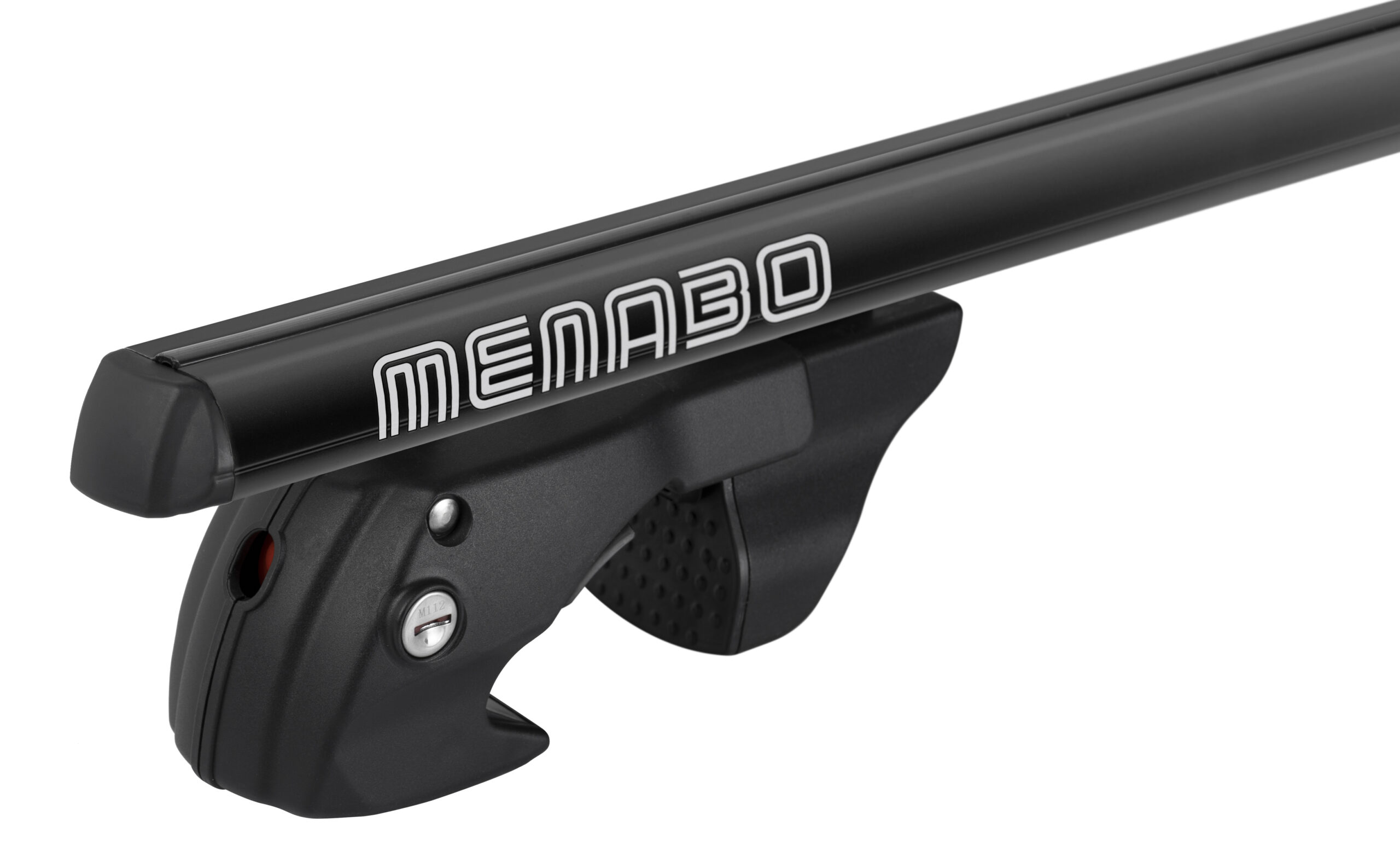 Εικόνα 3 από 8 — MENABO ΜΠΑΡΕΣ ΟΡΟΦΗΣ ΑΛΟΥΜΙΝΙΟΥ SHERMAN XL BLACK 135 cm ΣΕ ΜΑΥΡΟ ΧΡΩΜΑ ΓΙΑ Cadillac SRX 5 doors 2010> ΜΕ RAISED RAILS (Παράλληλες Μπάρες με Κενό) – 2 ΤΕΜ. (12290/MB)