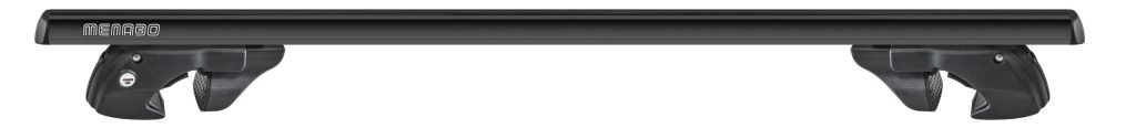 Εικόνα 2 από 8 — MENABO ΜΠΑΡΕΣ ΟΡΟΦΗΣ ΑΛΟΥΜΙΝΙΟΥ SHERMAN XL BLACK 135 cm ΣΕ ΜΑΥΡΟ ΧΡΩΜΑ ΓΙΑ Cadillac SRX 5 doors 2010> ΜΕ RAISED RAILS (Παράλληλες Μπάρες με Κενό) – 2 ΤΕΜ. (12290/MB)