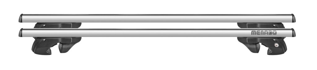 Εικόνα 2 από 5 — MENABO ΜΠΑΡΕΣ ΟΡΟΦΗΣ ΑΛΟΥΜΙΝΙΟΥ SHERMAN SILVER 120 cm ΣΕ ΑΣΗΜΙ ΧΡΩΜΑ ΓΙΑ Chery Tiggo 3 / J11 / Ruihu 5 doors 2008>2013 ΜΕ RAISED RAILS (Παράλληλες Μπάρες με Κενό) – 2 ΤΕΜ. (9590/MB)